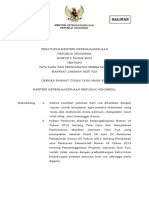 Peraturan Menteri Ketenagakerjaan RI Nomor 2 Tahun 2022 Tentang Tata Cara Dan Persyaratan Pembayaran Mnafaat Jaminan Hari Tua