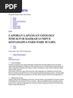 Download Laporan Lapangan Geologi Struktur Daerah Lumpue Kotamadya Pare-pare Sulsel Indoskripsi by Yusuf Rudyanto SN56050369 doc pdf