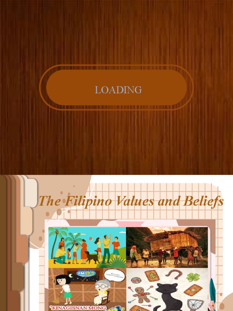 Filipino Values and Beliefs | PDF | Value (Ethics)
