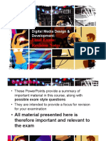Microsoft PowerPoint - Final Exam Revision 2021 - Digital Media Design