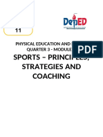SHS Grade 11: Sports - Principles, Strategies and Coaching