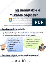 Chapter 7B - Passing Immutable & Mutable Objects?