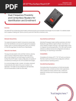 Dual-Frequency Proximity and Contactless Readers For Identifi Cation and Enrollment