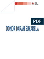 MENJADI DONOR DARAH SUKARELA UNTUK SELAMATKAN JIWA