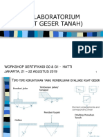 UJI LAB (Shear Strength) AGT 2019