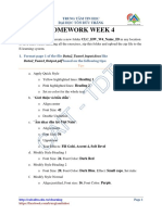 Homework Week 4: Requirements: Students Create A New Folder CLC - HW - W4 - Name - ID in Any Location