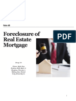 Rule 68 Foreclosure of Real Estate Mortgage