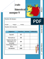 2do Grado - Bloque 5