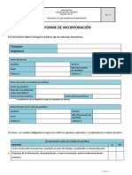 Informe de incorporación estudiante prácticas