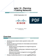 CCNA Exp1 - Chapter10 - Planning and Cabling Network