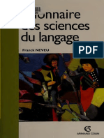 Dictionnaire Des Sciences Du Langage