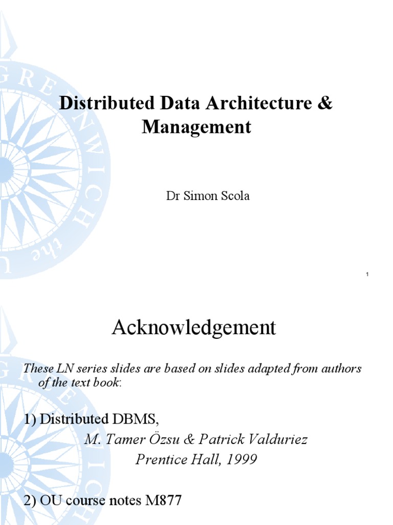 Distributed Data Management Strategies | PDF | Databases | Database Schema