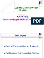 Chapter 1 - Communication in The Workplace