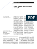 Scoliosis in Children With Chiari I-Related Syringomyelia: Originalpaper