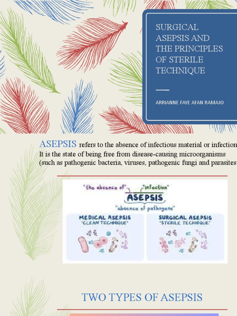 Surgical Asepsis and The Principles of Sterile Technique PDF Hand