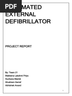 Automated External Defibrillator: Project Report