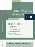 Problematika Biodiversitas: Biologi Konservasi