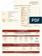 NPS Transaction Statement For Tier I Account: Current Scheme Preference