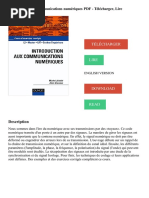 432626253 Introduction Aux Communications Numeriques PDF Telecharger Lire