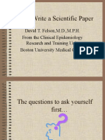 How To Write A Scientific Paper