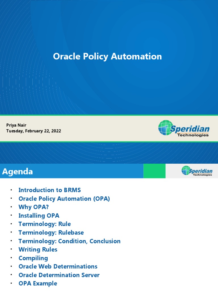 Oracle Policy Automation Overview Guide | PDF | Internet & Web | World ...