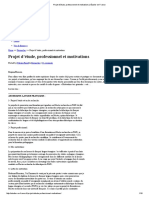 Projets Tude Prof Lettre de Motivation - PDF Filename UTF 8''projets Étude Prof Lettre de Motivation