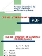 CVE 202 (Strength of Materials) - Introduction Class