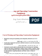 Cost of Owning and Operating Construction Equipment. 2-12