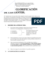 Tema 7 La Glorificacion de Los Santos