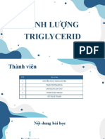 Định Lượng Triglycerid