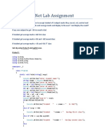 10 Assignment Lab Programs With Answers in C#