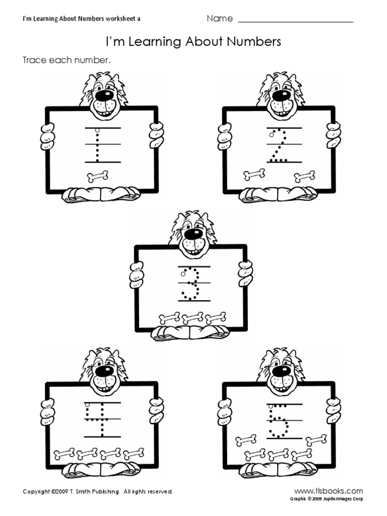 I'm Learning About Numbers Worksheets | PDF | All Rights Reserved ...
