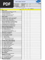 Industrial Safety Walk Checklist | PDF | Personal Protective Equipment ...