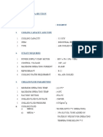 Chiller Technical Specification