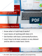 Data Science in Process Engineering: Introduction To R