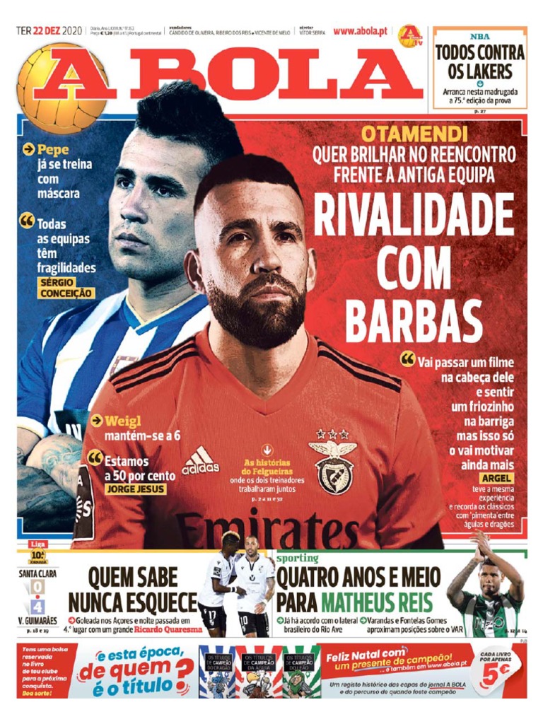 PT-20201222) A Bola, PDF, Times de futebol