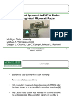 A Low-Cost Approach to FMCW Radar: Through-Wall Microwatt Radar