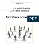 Dezvoltare Personal: Unicitatea Persoanei