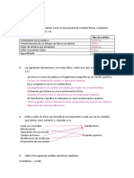 Cambios Físicos o Químicos Soluciones