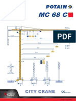 Potain Tower Cranes Spec MC 68C
