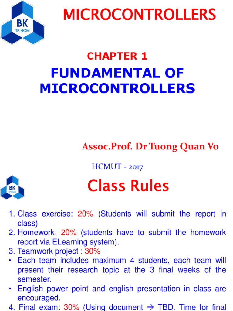 Chapter 1 - Fundamental of Microcontroller | PDF | Microcontroller ...