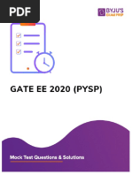 GATE EE 2020 Free Mock