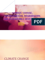 Climate Change, Environmental Degradation and Sustainable Development