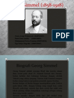 Georg Simmel (1858-1918)