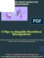 5 Tips To Simplify Workflow Management