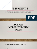 Assessment 2: Influence Groups and Individuals