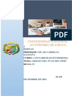 Origen y evolución del Plan Contable General Empresarial en el Perú (PCGE