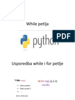 While Petlja Python