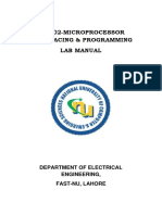 Microprocessor Interfacing & Programming_Lab-Manual_September_2021