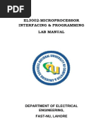 Microprocessor Interfacing & Programming_Lab-Manual_September_2021